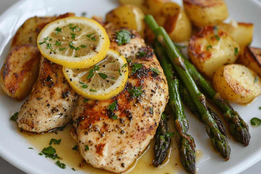 A_beautifully_plated_Lemon_Pepper_Chicken_dish