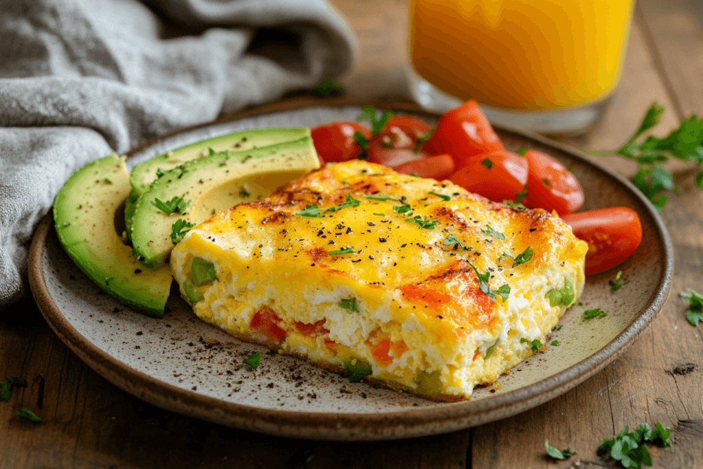 Baked Cottage Cheese Eggs
