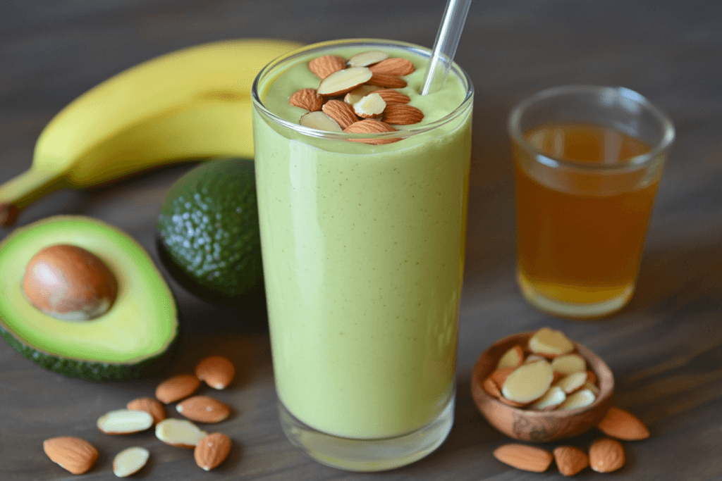 post Almond Banana Avocado Smoothie: A Delicious Blend
