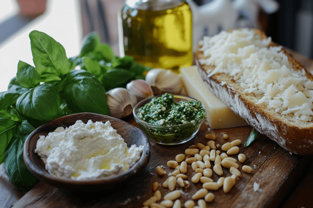 Garlic Ricotta-Pesto Toast: A Flavorful Treat 2 Garlic Ricotta-Pesto Toast: A Flavorful Treat post Garlic Ricotta-Pesto Toast: A Flavorful Treat