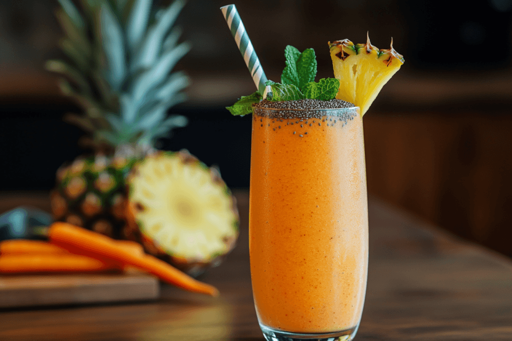 CARROT PINEAPPLE SMOOTHIE