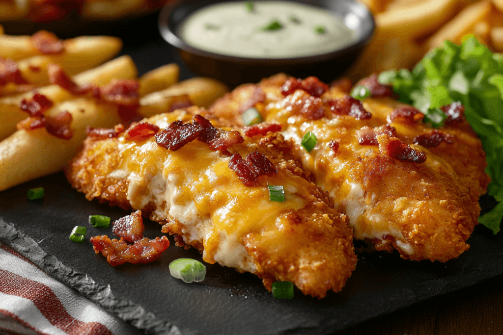 Crack chicken tenders combine irresistible flavors of ranch, cheese