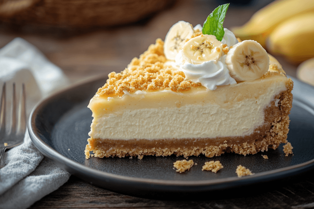 Banana Pudding Crunch Cheesecake