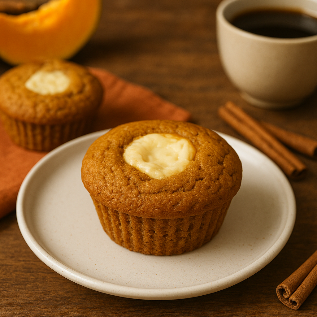 post Easy Pumpkin cheesecake muffins