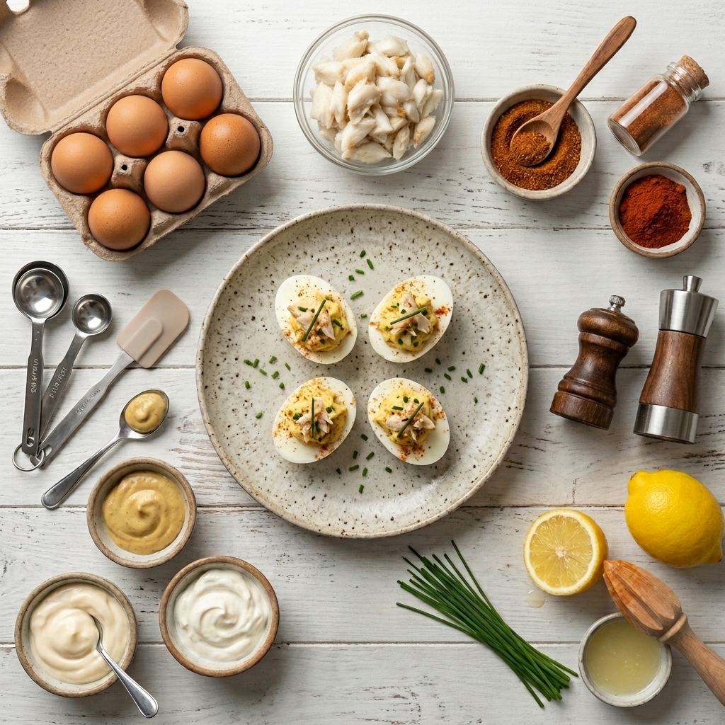 post Quick & Creamy Crab-Stuffed Deviled Eggs (Under 30 Minutes)